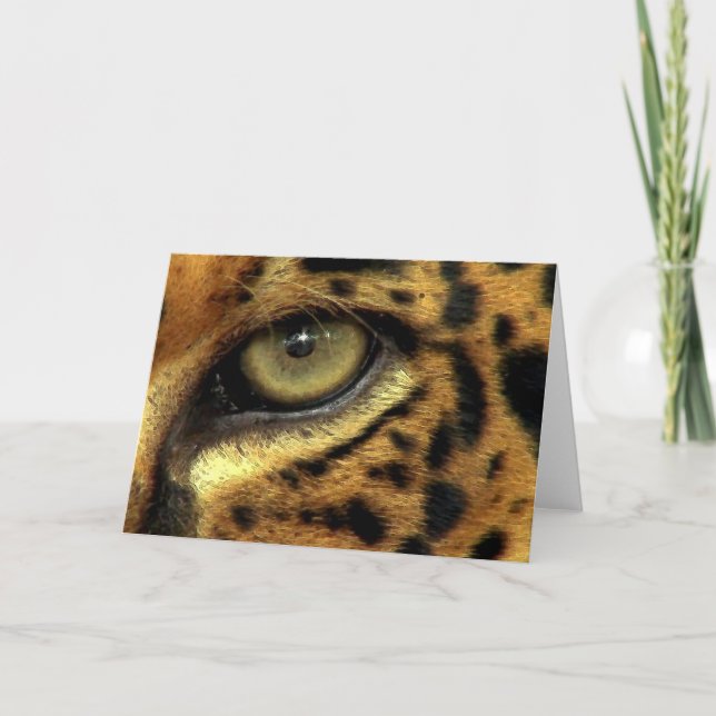 BIG CAT Endangered Species Series Holiday Card (Front)