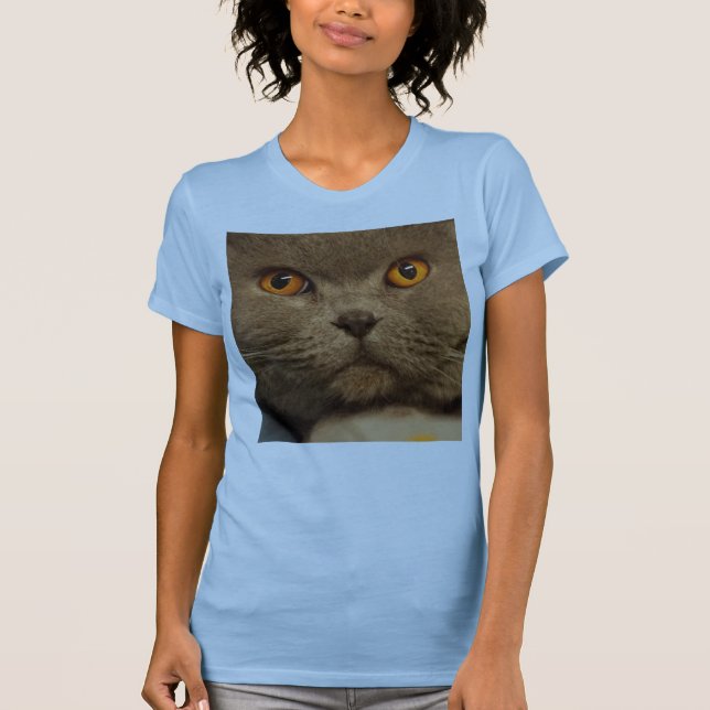 Big cat face T-shirts (Front)