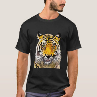Big Cat Ferocious Tiger Animal Wildlife Tropical J T-Shirt