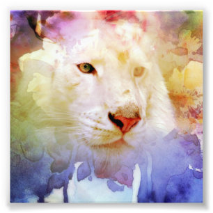 Big Cat Grunge Photo Print