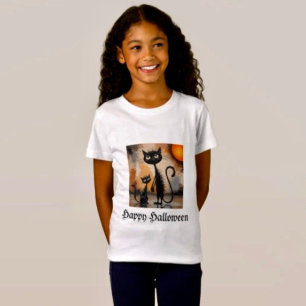Big Cat Little Cat Halloween T-Shirt
