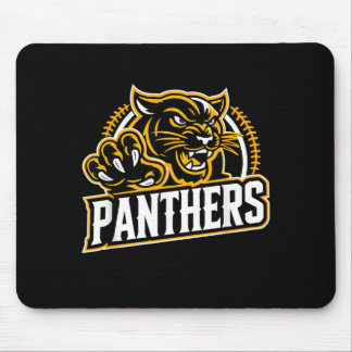 Big Cat Mascot Mascot Back To School Team Spirit Mouse Mat