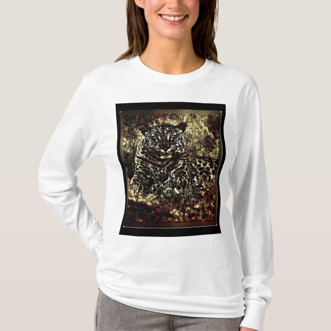 Big Cat Models: Leopard Laze 01-03 T-Shirt (Front)