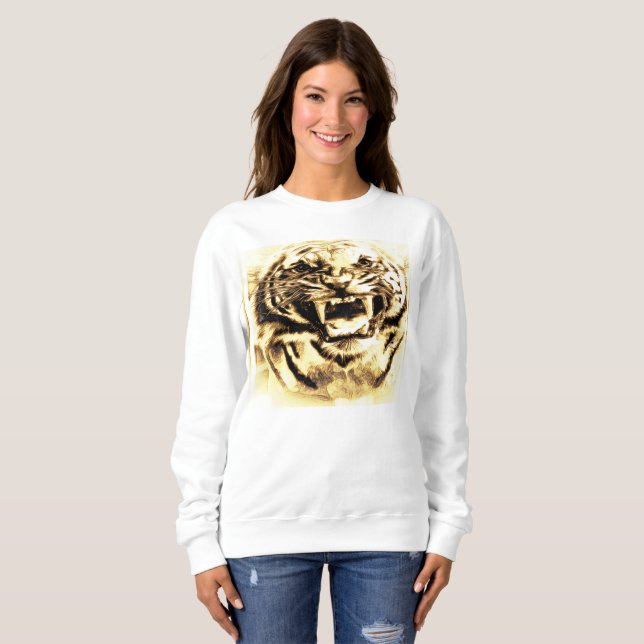 Big Cat Models: Mad Tigers 01-01 Sweatshirt (Front Full)