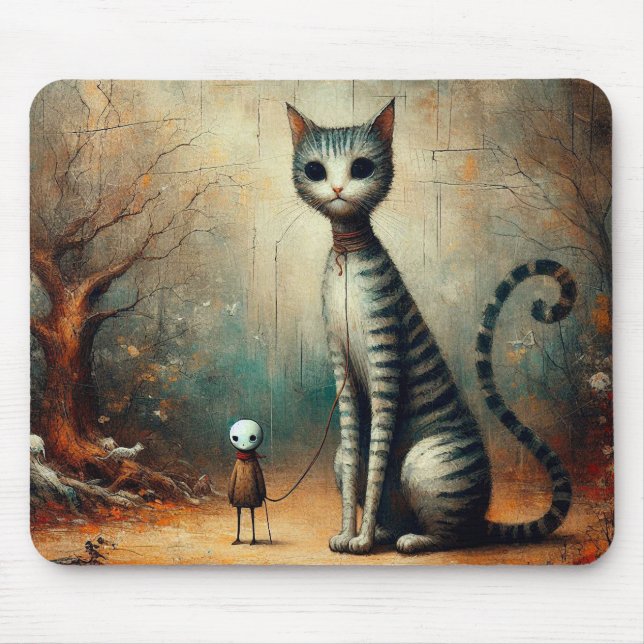 Big cat mouse mat (Front)