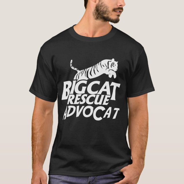 Big Cat Rescue AdvoCat Logo Tee Shirt (Front)