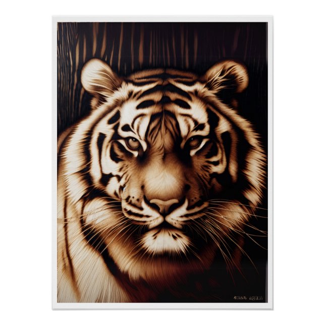 Big Cat Square Coaster Set Poster (Front)