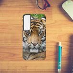 Big Cat Sumatran Tiger Photo Samsung Galaxy Case<br><div class="desc">Protect your Samsung Galaxy S22 phone with this durable phone case that features the photo image of a big cat Sumatran Tiger. Select your phone style. For other phone brands,  you will need to customise case to fill image to edges of design template.</div>