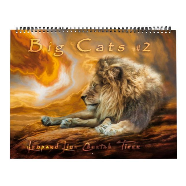 BIG CATS #2 The Wild Ones Calendar (Cover)