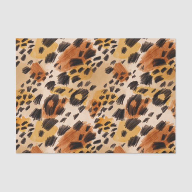 Big Cats Animal Print  Tissue Paper (Front)