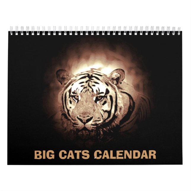 Big Cats Calendar (Cover)