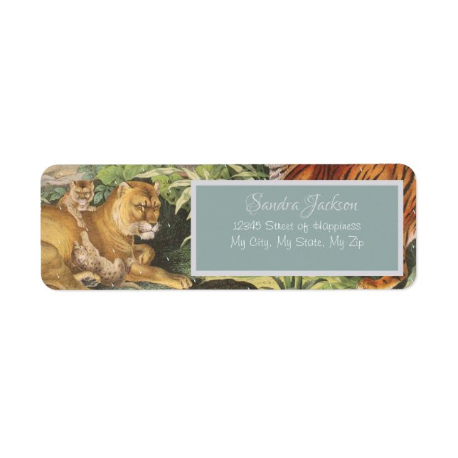 Big Cats Lion Tiger etc, jungle gender-neutral Bab (Front)