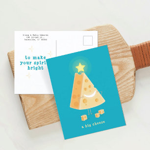 Big Cheese Christmas Postcard