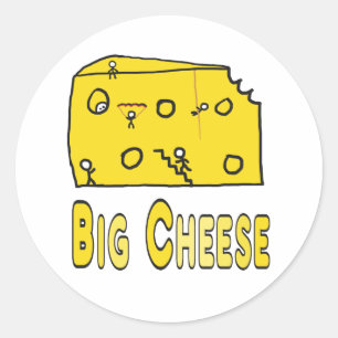Big Cheese Classic Round Sticker