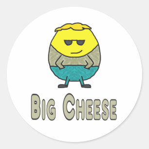 Big Cheese Classic Round Sticker