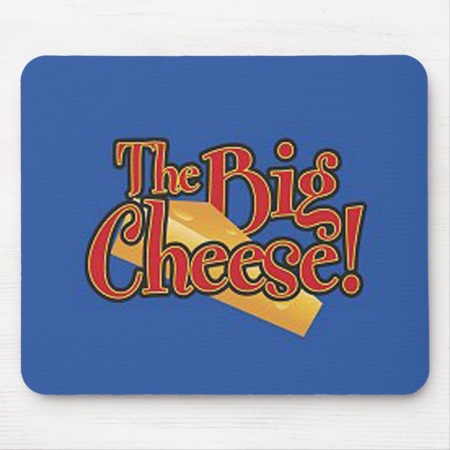 Big Cheese Decal Mouse Mat (Front)