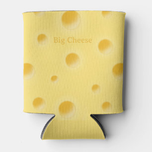 Big Cheese Holey Swiss Cheese Personalized Can Cooler