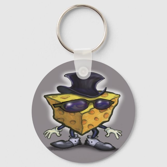 Big Cheese Key Ring (Front)