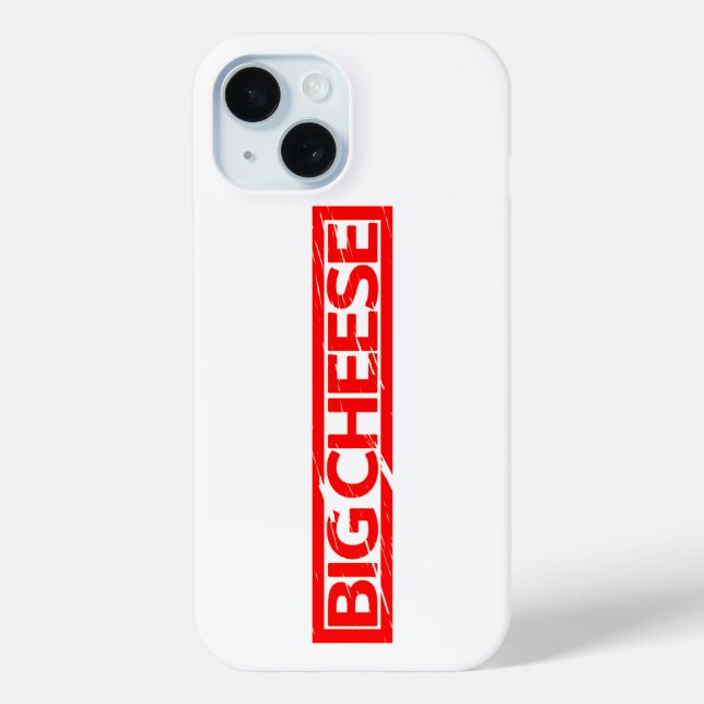 Big Cheese Stamp Case-Mate iPhone Case (Back)