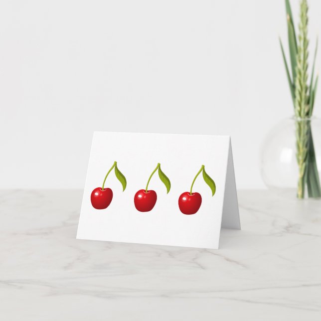 Big Cherry Blank Notecards (Front)