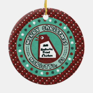 Big Chicken Christmas Ornament