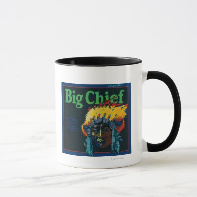 Big Chief Orange LabelOntario, CA Mug (Right)