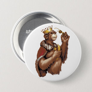 Big Chimpin' 7.5 Cm Round Badge