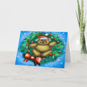 Big Christmas Bear Card