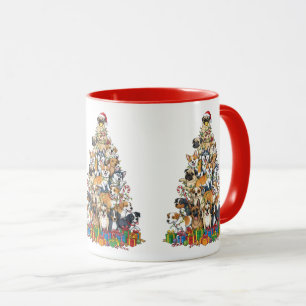 Big Christmas Dog Tree – Festive Pup Mug