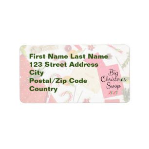 Big Christmas Swap Address Labels