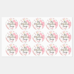 Big Christmas Swap Envelope/Card Stickers
