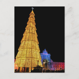 Big Christmas Tree from Europe Holiday Postcard