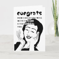 Big cities congratulations