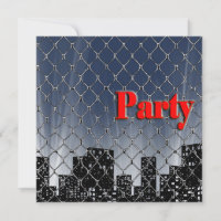 Big City Birthday Invite