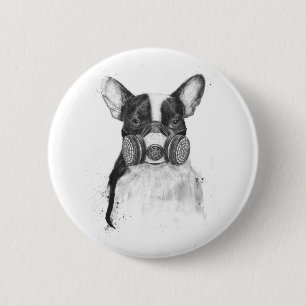 Big city life 6 cm round badge