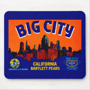 Big City Pears Mouse Mat