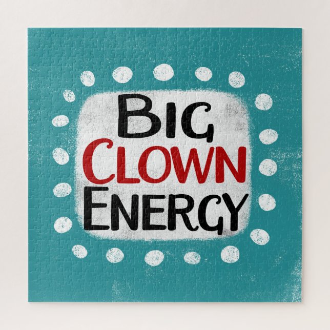 Big Clown Energy Jigsaw Puzzle (Vertical)