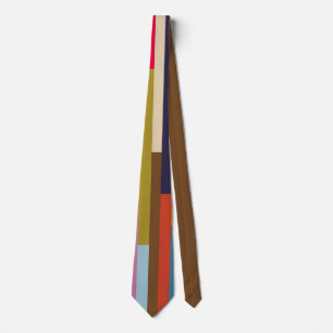 Big Colorful Stripes Tie