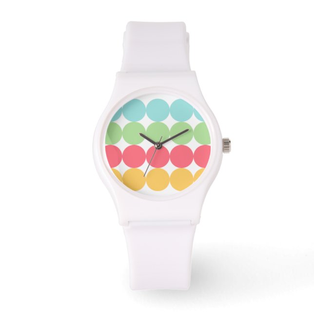 Big Colourful Dots Watch (Front)