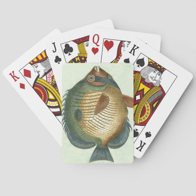 Big Colourful Fish Playing Cards (Back)