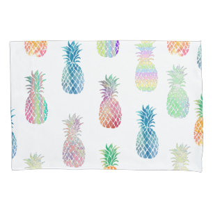 big colourful pineapples pillowcase