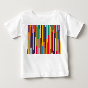 Big Colourful Stripes Baby T-Shirt