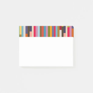 Big Colourful Stripes Post-it Notes