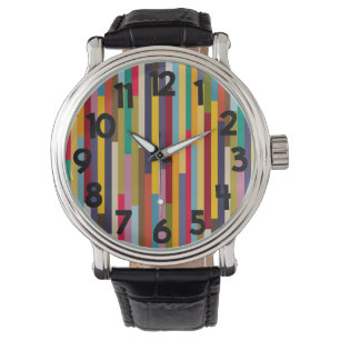 Big Colourful Stripes  Watch