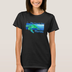 Big Coppitt Key Florida Swimming Sea Turtle T-Shirt