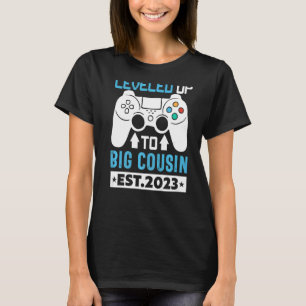Big Cousin Gamer Baby Announcement Gender Reveal G T-Shirt