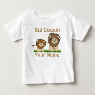 Big Cousin Lion Personalised T-shirt