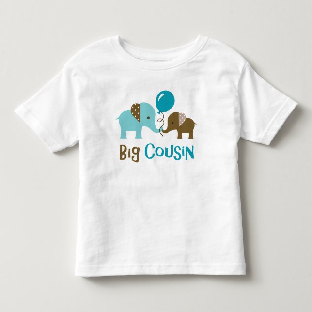Big Cousin - Mod Elephant t-shirts for boys (Front)