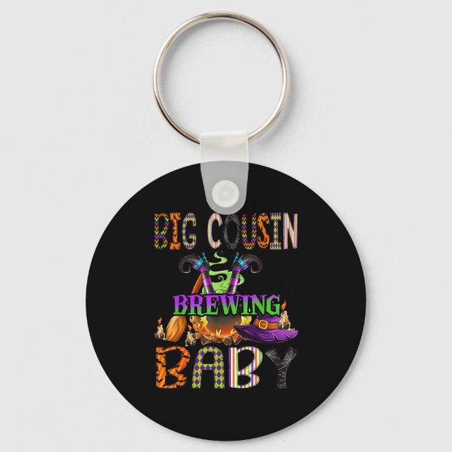 Big Cousin Of Brewing Baby Halloween One Soky Big  Key Ring (Front)