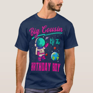 Big Cousin Of The Birthday Boy Space Party Planet T-Shirt